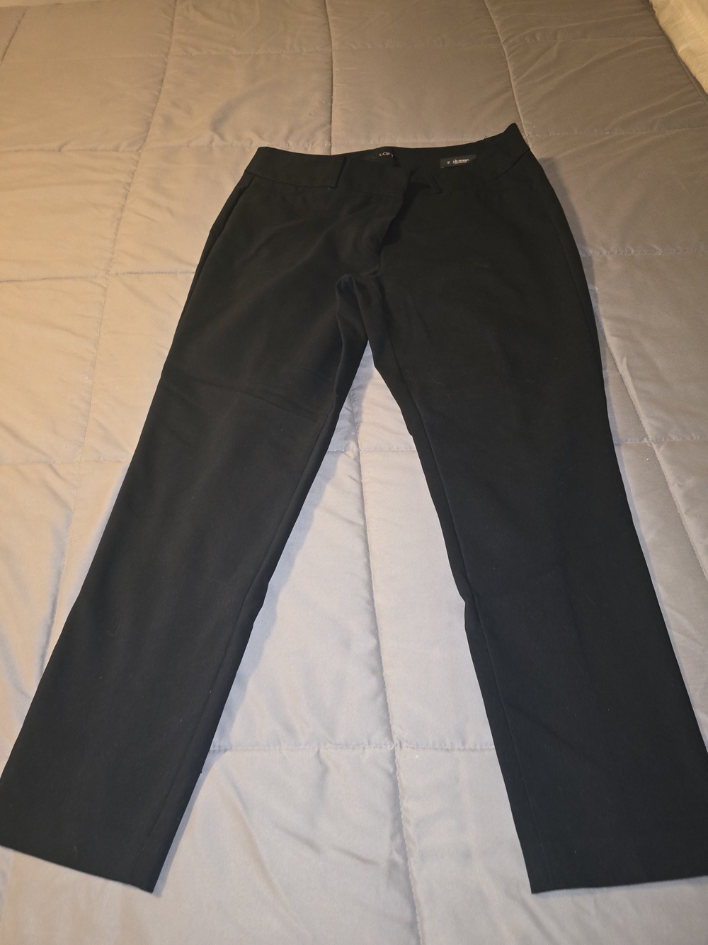 LOFT Black Julie Skinny Stretch Pants - Picture 2 of 5